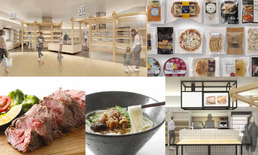 新たな価値観が発見できる
キッチンカウンター併設の冷凍食品&キッチン用品売場
「5.0°F」
2022年9月29日（木）京阪百貨店守口店1階にオープン