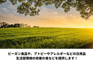 体や環境に優しい日用品の販売も行います