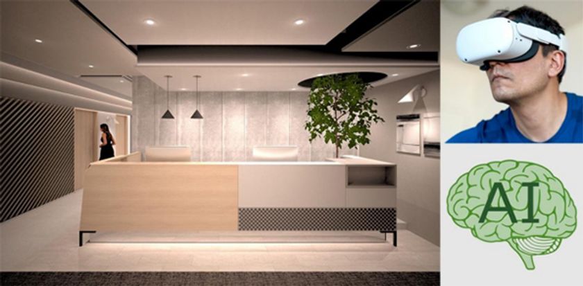 「阪急阪神不動産 事業創造 AWARD」
最優秀賞受賞企業「ジオクリエイツ」
VRを用いた視線・脳波の実測およびAI推定から、
室内緑化デザインによる
リラックス度の変化の見える化を実現