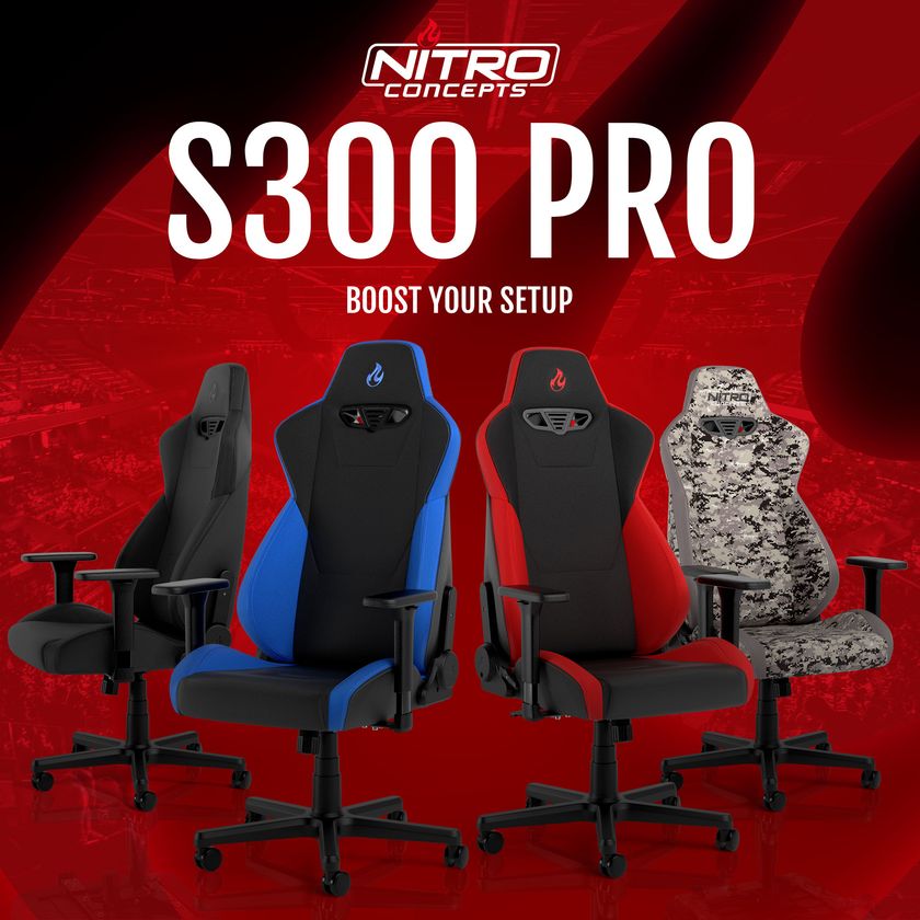 Nitro Conceptsゲーミングチェアを日本向けにリニューアル 強度とサイズを改良した S300 Pro を9月15日発売 株式会社アーキサイトのプレスリリース