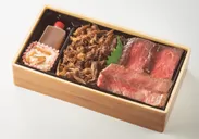【カイロ堂】佐賀牛サーロインと赤身ステーキ＆すき焼き弁当