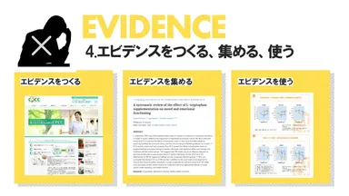 エビデンスをつくる、集める、使う
