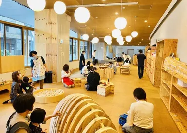 花巻おもちゃ美術館・木製遊具玩具コーナー