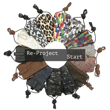 第一弾プロジェクトは余ってしまった高級レザーを使って人気のスマホポーチを作成