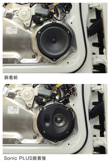 「SonicPLUS」装着例 
