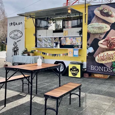 飲食スペースも設置