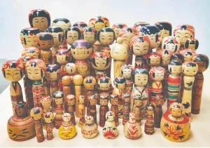 東北のこけしたち