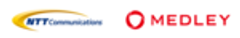 NTTコミュニケーションズ株式会社　株式会社メドレーのロゴ