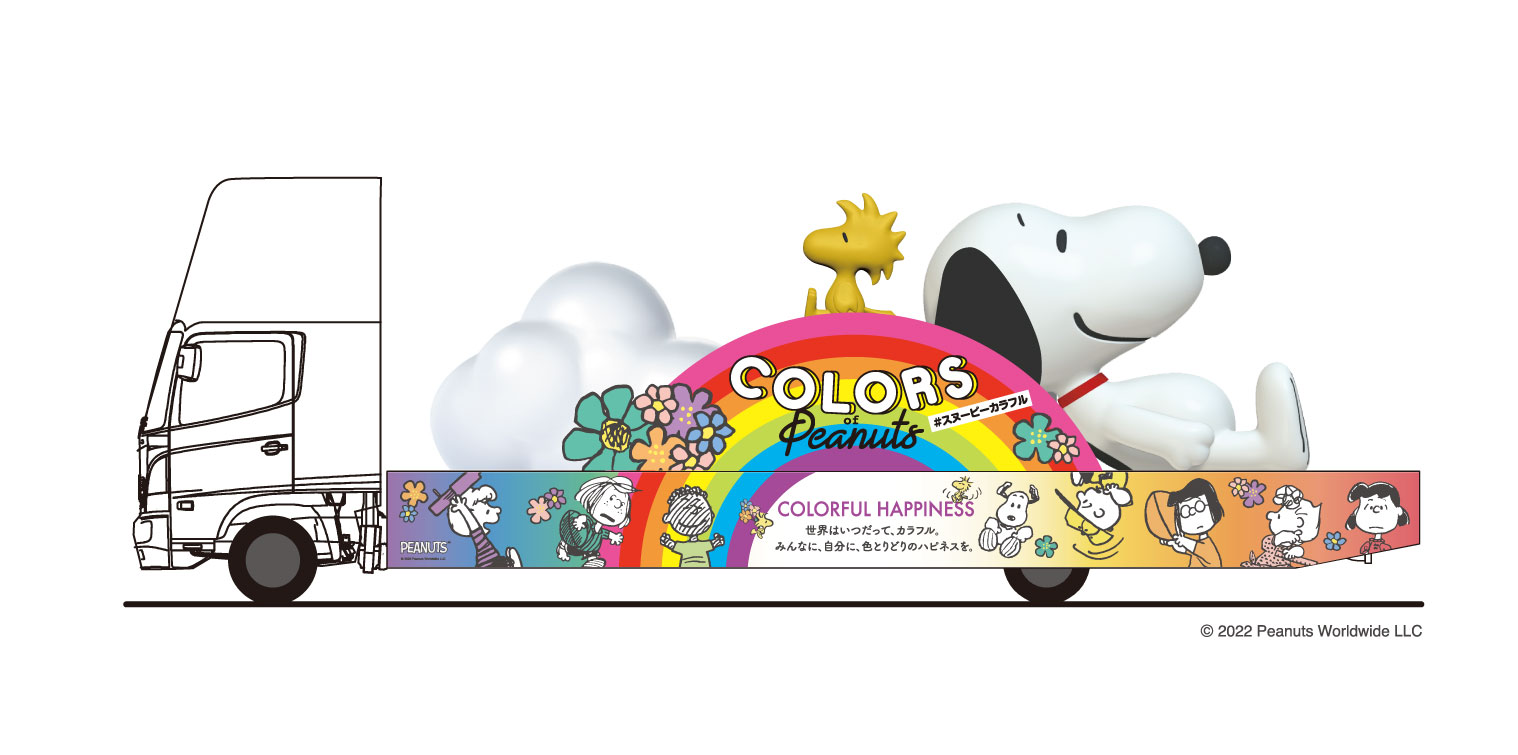 『SNOOPY HAPPINESS FLOAT 2022』トラックイメージ