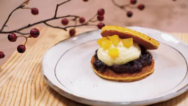 秋の季節に　生とら焼き　栗　新登場