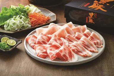 鹿児島黒豚肉の旨味をそのまま楽しめる黒豚しゃぶしゃぶ