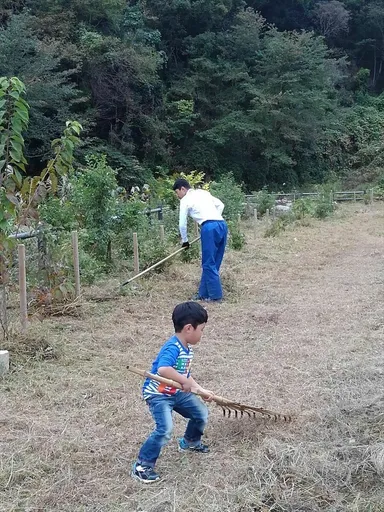 家族でボランティア活動1