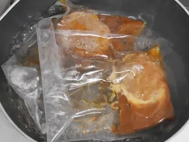 湯煎かレンジで温めるだけ