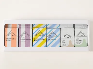 『CAFE@HOME ライフウィズ・ミルクウィズコーヒーセット 6Pギフト』1,620円(税込)