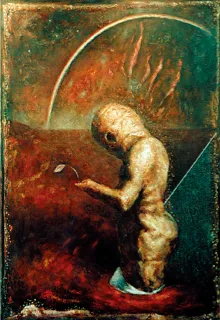 重厚感のある大作油絵