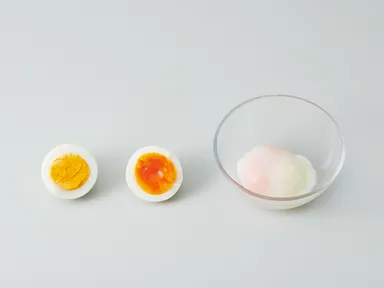 3つのゆで加減が楽しめる