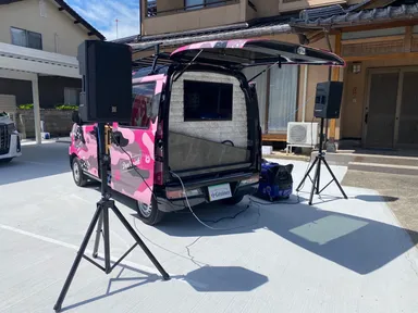 スピーカー接続時