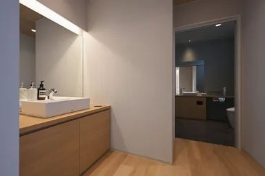 バリアフリーのパウダールーム