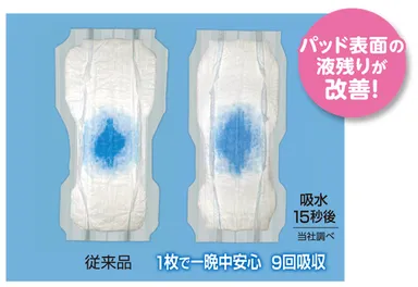 すぐに表面さらさら