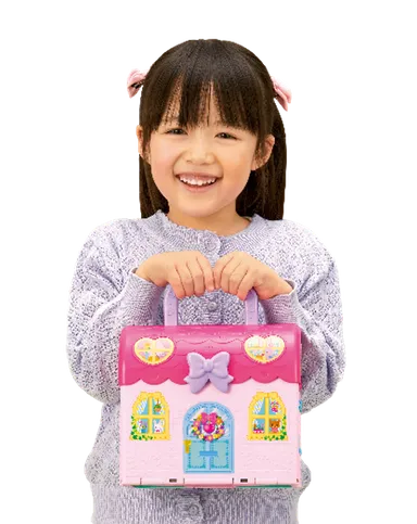 とじるとバッグ型になって持ち運べます