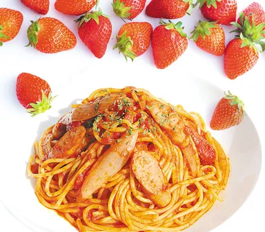「ちゃんと苺のナポリタン」料理例