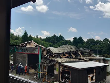 先代から引き継いだ工場が火災にて全焼