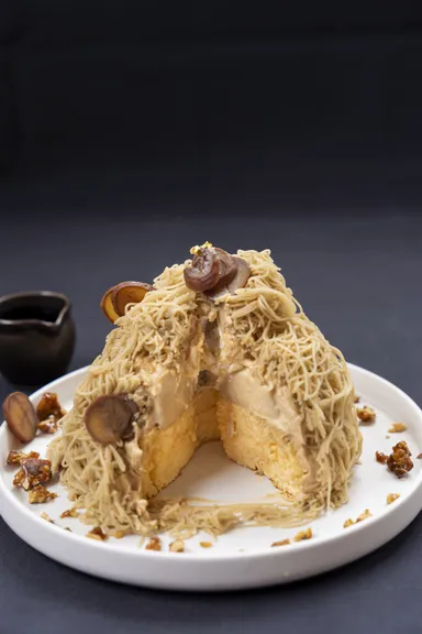 和栗モンブランパンケーキ2