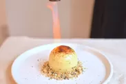 焼き芋ブリュレプリン(仕上げ)