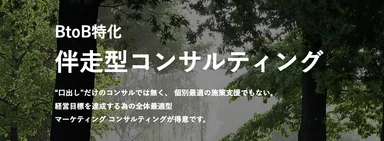BtoB特化 伴走型コンサルティング