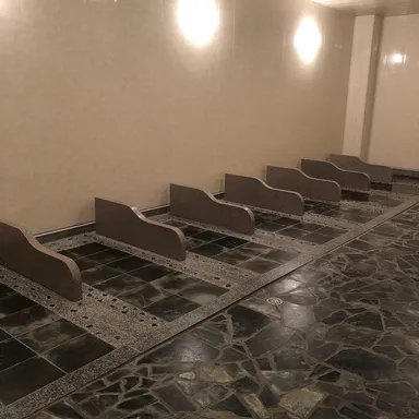 岩盤浴室内