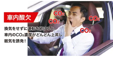 車内酸欠のイメージ画像