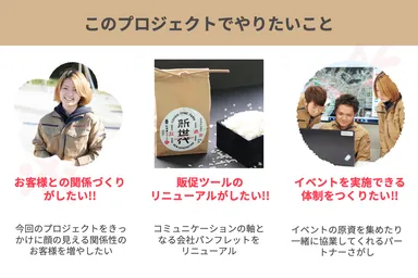 お客様との関係づくりがしたい！