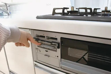 カバー設置時スイッチ使用例