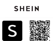 SHEINロゴ(App、二次元コード)