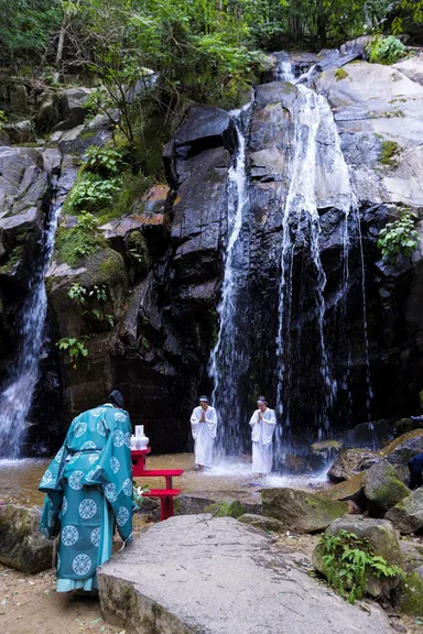 金引の滝　滝行とサウナ2