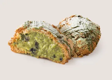 濃い抹茶(黒豆かのこ)