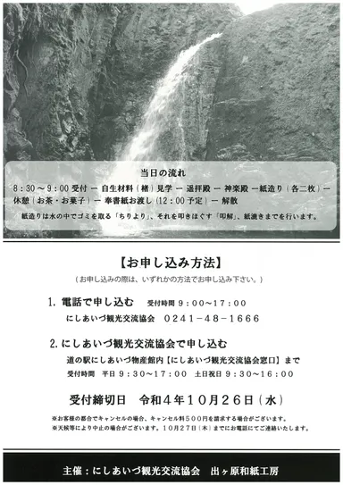 なじょな願いもかみ頼みチラシ裏