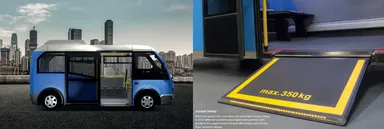 小型ノンステップ電気バス