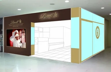 リンツ ショコラ カフェ 名古屋ラシック店　完成予想図