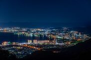 比叡山から望む夜景（大津市街地方面）