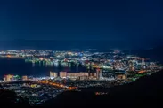 比叡山から望む夜景（大津市街地方面）