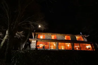 イタリア大使館別荘ライトアップ