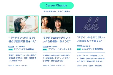受講生(未経験者)の声