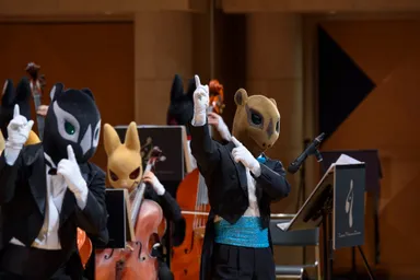 ダンスをする動物たち