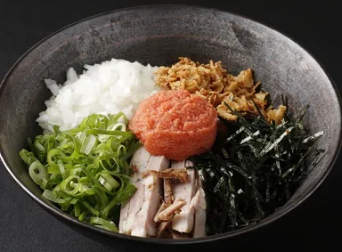 まぜそば 明太カルボ