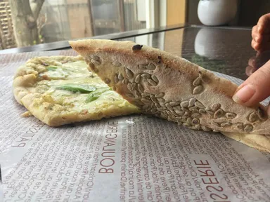 特許取得済み　ひまわりピザ