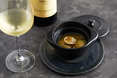 名残り鱧と松茸のココットヴァポーレ