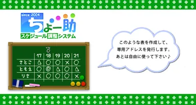 ちょー助　サイトイメージ