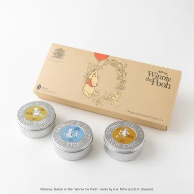 【くまのプーさん】缶入り紅茶ギフトセット(3缶セット)　3,600円税別)