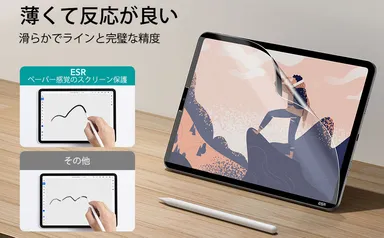 磁気吸着ペーパーライク保護フィルム  iPad Air 5/4 (2022/2020、10.9インチ)用